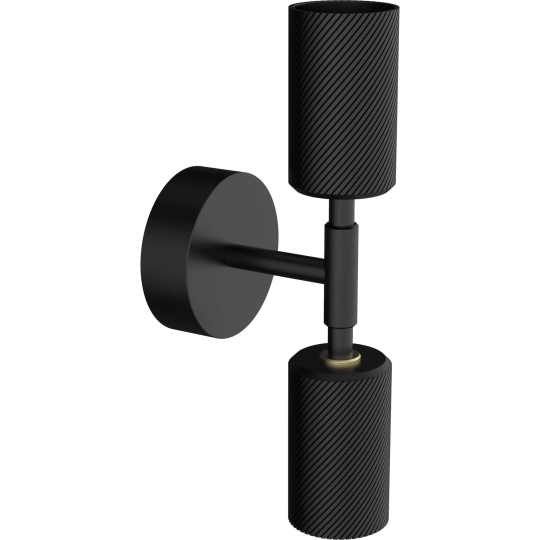 SEGULA Wandleuchte ONYX, 2-flammig, E27 - schwarz (ohne Leuchtmittel) |  günstig online kaufen bei