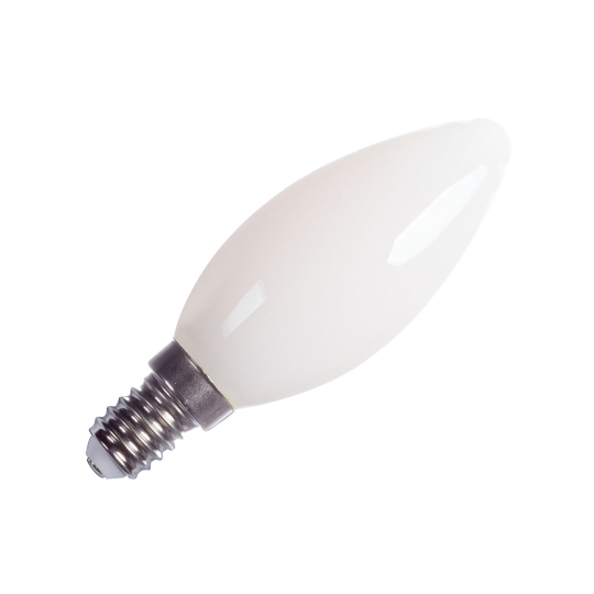 SLV LED bulb frosted C35 E14 - warm white
