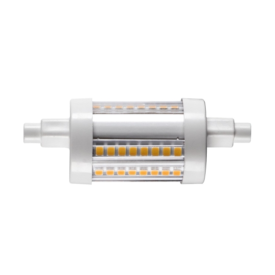 SLV LED-lamp QT DE12 R7S 78mm transparant 9W - warm wit