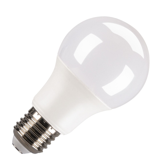 SLV LED Leuchtmittel A60 E27 weiß 9W - warmweiß