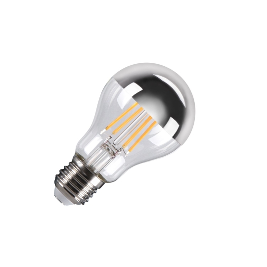 SLV LED bulb A60 E27 Mirrorhead, chrome