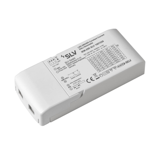 SLV Driver LED dimmable avec 150mA/700mA, DALI Touch, 25 W - courant constant