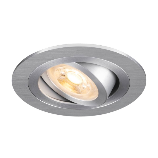 SLV Recessed ceiling spot NEW TRIA® 75, round, 10W, 30° - aluminum (without bulb)