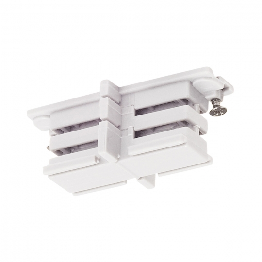 SLV INSULATING CONNECTORS for S-TRACK mains voltage 3-phase surface-mounted track, insulated, white