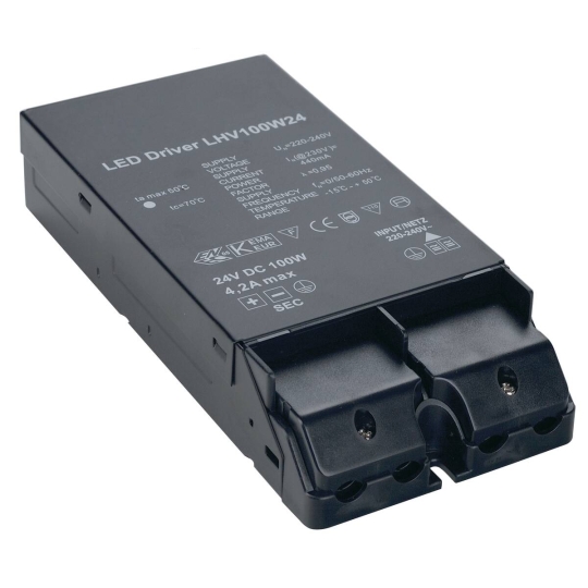 SLV LED power supply 100W, 24V, black