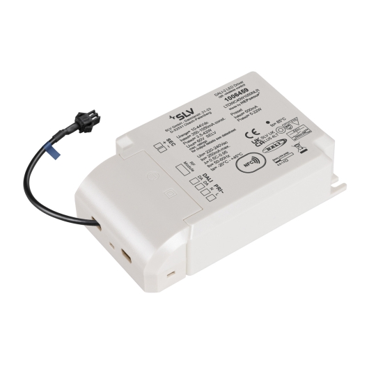 SLV LED driver, 42W, 500mA, with radio interface for Numinos, DALI